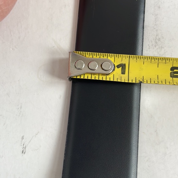 Chico's Black and Silver Toggle Hook Belt M/L - Picture 6 of 7